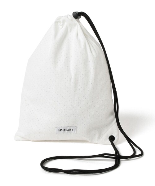 bpr BEAMS（ビーピーアール ビームス ）の「パンチング ドローストリング バッグ（ショルダーバッグ・レディース・ブラック/ブルー/ベージュ/ピンク/ホワイト・ONE SIZE）」の19枚目の写真