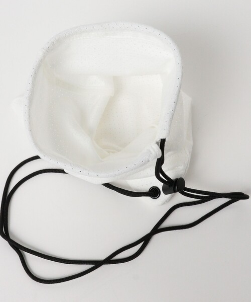 bpr BEAMS（ビーピーアール ビームス ）の「パンチング ドローストリング バッグ（ショルダーバッグ・レディース・ブラック/ブルー/ベージュ/ピンク/ホワイト・ONE SIZE）」の21枚目の写真