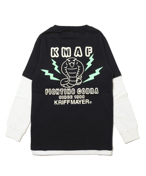KRIFF MAYER Kid's Collection（クリフメイヤーキッズコレクション）の「【綿100％】JOIN-TEE（コブラ）（Tシャツ/カットソー・キッズ・レッド/ブラック/ライトグリーン/オフホワイト・170/160/150/140/130/120）」の2枚目の写真