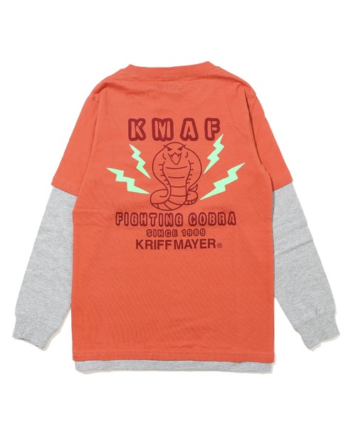 KRIFF MAYER Kid's Collection（クリフメイヤーキッズコレクション）の「【綿100％】JOIN-TEE（コブラ）（Tシャツ/カットソー・キッズ・レッド/ブラック/ライトグリーン/オフホワイト・170/160/150/140/130/120）」の13枚目の写真