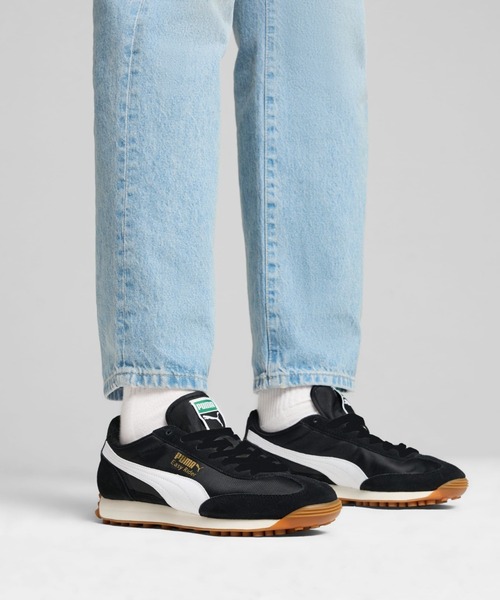 PUMA（プーマ）の「PUMA EASY RIDER VINTAGE（プーマ イージー ライダー ヴィンテージ）（スニーカー・メンズ・レッド系/ブルー系/ブラック系・23cm/23.5cm/24cm/24.5cm/25cm/25.5cm/26cm/26.5cm/27cm/27.5cm/28cm/28.5cm/29cm）」の4枚目の写真