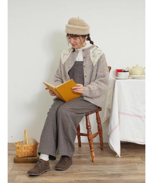 Samansa Mos2（サマンサ モスモス）の「【保温加工】襟レースブラウス（シャツ/ブラウス・レディース・ブラック/ベージュ/グレー/オフホワイト・F）」の10枚目の写真