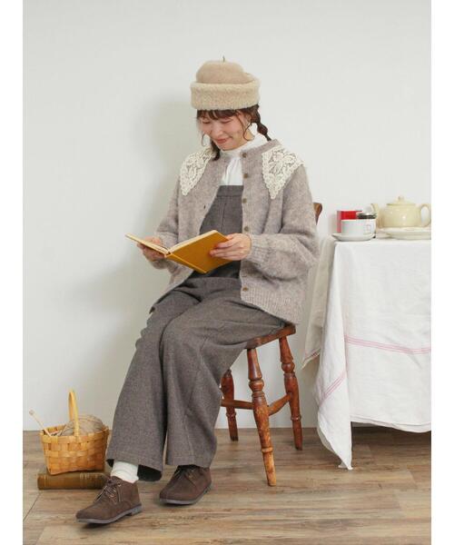 Samansa Mos2（サマンサ モスモス）の「【保温加工】襟レースブラウス（シャツ/ブラウス・レディース・ブラック/ベージュ/グレー/オフホワイト・F）」の12枚目の写真