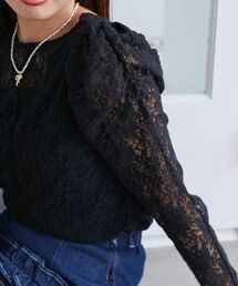 MAJESTIC LEGON | クルーネックパワショルトップス(Tシャツ/カットソー)