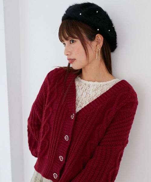 MAJESTIC LEGON（マジェスティックレゴン）の「クルーネックパワショルトップス（Tシャツ/カットソー・レディース・ブラック/アイボリー/ホワイト系その他2・MEDIUM）」の7枚目の写真