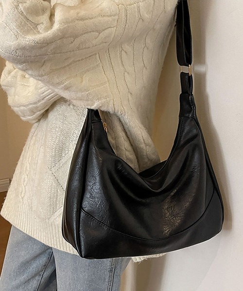 blackdia ocean(ブラックダイヤオーシャン)の「blackdia ocean ハーフムーンショルダーバッグ(ショルダーバッグ・レディース・ブラウン/ブラック・FREE)」の10枚目の写真