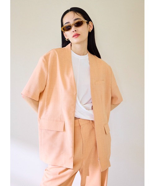 emmi（エミ）の「オーバルサングラス（サングラス・レディース・ブラウン/ベージュ/ブラック・FREE）」の3枚目の写真