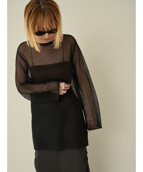 emmi（エミ）の「オーバルサングラス（サングラス・レディース・ブラウン/ベージュ/ブラック・FREE）」の11枚目の写真