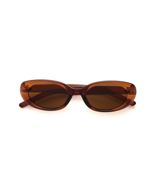 emmi（エミ）の「オーバルサングラス（サングラス・レディース・ブラウン/ベージュ/ブラック・FREE）」の21枚目の写真