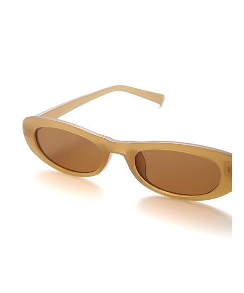 emmi（エミ）の「オーバルサングラス（サングラス・レディース・ブラウン/ベージュ/ブラック・FREE）」の18枚目の写真