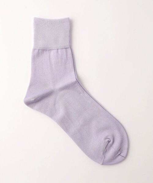 Steven Alan（スティーブンアラン）の「＜Steven Alan＞シルク ミックス ショート ソックス（ソックス/靴下・レディース・ライラック/オフホワイト/ベージュ/ワイン/オリーブ・FREE）」の4枚目の写真