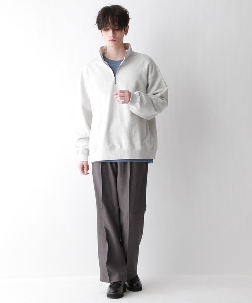 RAGEBLUE（レイジブルー）の「【セットアップ対応】ワイドストレート/イージースラックス（スラックス・メンズ・グレー/ブラック/ホワイト/ベージュ・SMALL/MEDIUM/LARGE）」の5枚目の写真