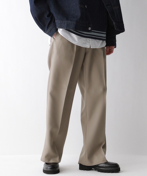 RAGEBLUE（レイジブルー）の「【セットアップ対応】ワイドストレート/イージースラックス（スラックス・メンズ・グレー/ブラック/ホワイト/ベージュ・SMALL/MEDIUM/LARGE）」の11枚目の写真