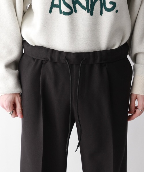 RAGEBLUE（レイジブルー）の「【セットアップ対応】ワイドストレート/イージースラックス（スラックス・メンズ・グレー/ブラック/ホワイト/ベージュ・SMALL/MEDIUM/LARGE）」の20枚目の写真