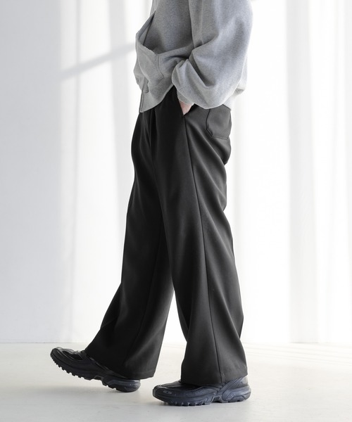 セットアップ対応】ワイドストレート/イージースラックス