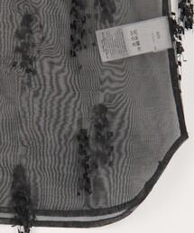 GANNI（ガニー）の「GANNI/ガニー Fringed Organza Shirt / W0079 