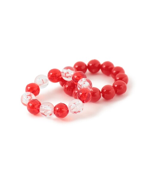 BEAMS BOY(ビームスボーイ)の「丸ビーズ リング 2P(リング・レディース・ブルー/レッド/ホワイト・ONE SIZE)」の11枚目の写真