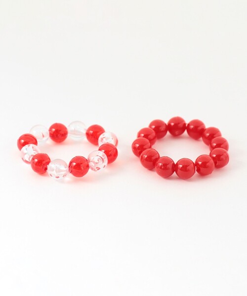 BEAMS BOY(ビームスボーイ)の「丸ビーズ リング 2P(リング・レディース・ブルー/レッド/ホワイト・ONE SIZE)」の12枚目の写真