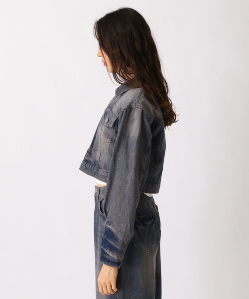 FOREVER 21(フォーエバー トゥエンティーワン)の「【2025SS】オーバーダイGジャン(デニムジャケット・レディース・ネイビー/ブルー・FREE)」の14枚目の写真