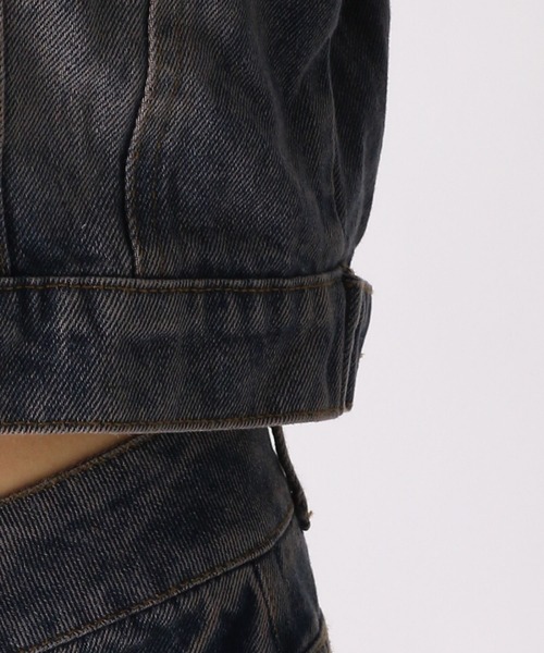 FOREVER 21(フォーエバー トゥエンティーワン)の「【2025SS】オーバーダイGジャン(デニムジャケット・レディース・ネイビー/ブルー・FREE)」の19枚目の写真