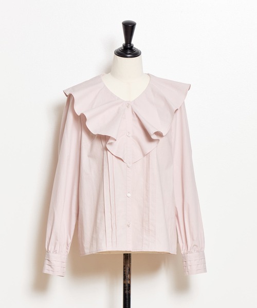 NOELA（ノエラ）の「フリルタックブラウス（シャツ/ブラウス・レディース・ピンク/サックスブルー/オフホワイト・フリー）」の20枚目の写真