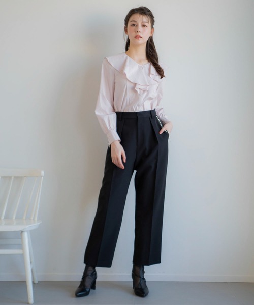 NOELA（ノエラ）の「フリルタックブラウス（シャツ/ブラウス・レディース・ピンク/サックスブルー/オフホワイト・フリー）」の16枚目の写真