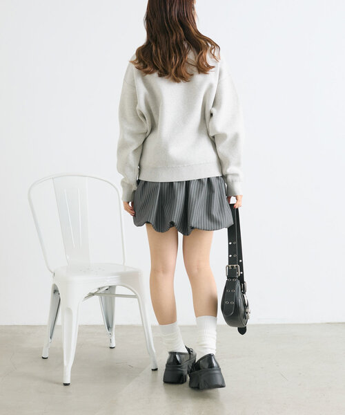 w closet(ダブルクローゼット)の「刺繍ポロニット(ニット/セーター・レディース・アイボリー/ネイビー/レッド・FREE)」の12枚目の写真