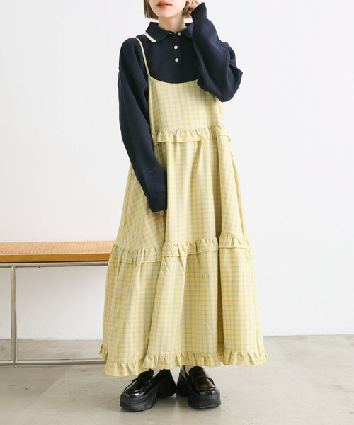 w closet(ダブルクローゼット)の「刺繍ポロニット(ニット/セーター・レディース・アイボリー/ネイビー/レッド・FREE)」の19枚目の写真