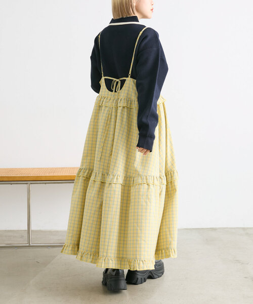 w closet(ダブルクローゼット)の「刺繍ポロニット(ニット/セーター・レディース・アイボリー/ネイビー/レッド・FREE)」の21枚目の写真