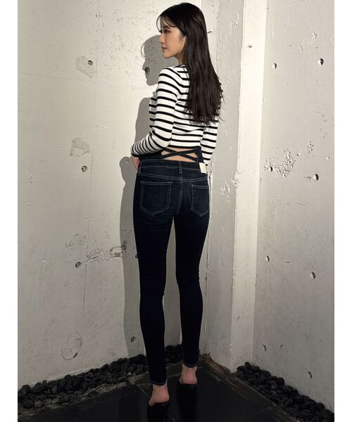 GYDA(ジェイダ)の「GYGYプレートニットトップス(ニット/セーター・レディース・シルバー/その他1/ブラック/オフホワイト・FREE)」の15枚目の写真