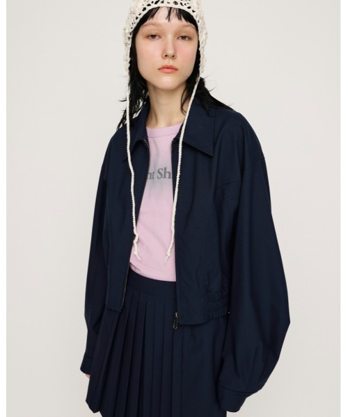 カレンソロジー　ダブルジップブルゾンブラウス カレンソロジー ダブルジップブルゾンブラウス カレンソロジー ダブル