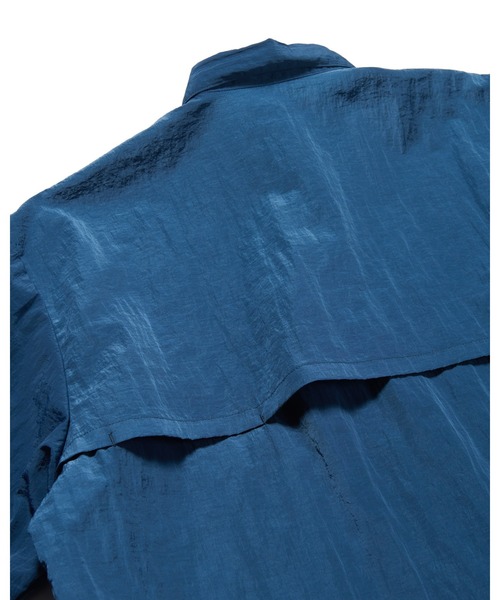 uniform experiment(ユニフォームエクスペリメント)の「CRYSTAL NYLON VENTILATION SHIRT(シャツ/ブラウス・メンズ・ネイビー/イエロー/ブラック/グレー・1/2/3/4)」の8枚目の写真