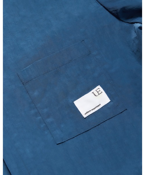 uniform experiment(ユニフォームエクスペリメント)の「CRYSTAL NYLON VENTILATION SHIRT(シャツ/ブラウス・メンズ・ネイビー/イエロー/ブラック/グレー・1/2/3/4)」の9枚目の写真