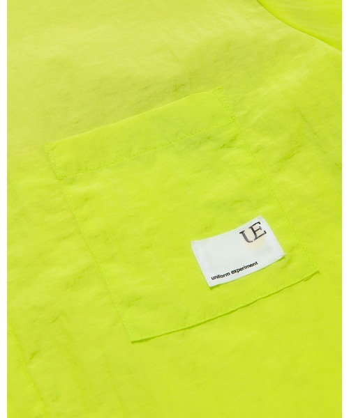 uniform experiment(ユニフォームエクスペリメント)の「CRYSTAL NYLON VENTILATION SHIRT(シャツ/ブラウス・メンズ・ネイビー/イエロー/ブラック/グレー・1/2/3/4)」の17枚目の写真