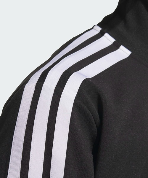 adidas（アディダス）の「スリーストライプス レギュラーフィット ダブルニット トラックジャケット/ ジャージ / アディダス adidas（ジャージ・メンズ・ブラック×ホワイト/ホワイト/ブラック/ブルー・SMALL/MEDIUM/X-LARGE/LARGE/3XL/XX-LARGE/X-SMALL）」の7枚目の写真