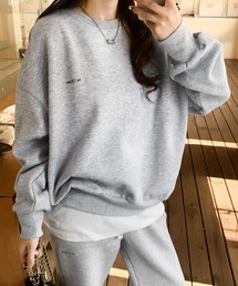 by LEGNA（バイレグナ）の「by legnaオリジナルロゴ商品　ワンポイントロゴ トレーナー（スウェット）」