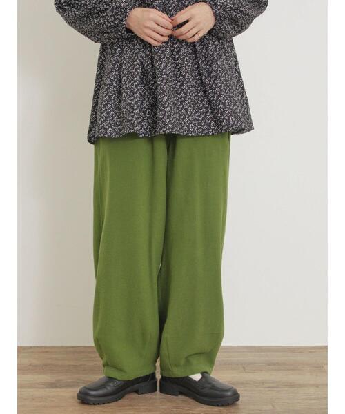 Samansa Mos2（サマンサ モスモス）の「【M/Lサイズ】ツイル裾ダーツパンツ（その他パンツ・レディース・キナリ/ブルー/カーキ/チャコールグレー・M/L）」の8枚目の写真