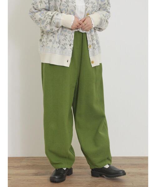 Samansa Mos2（サマンサ モスモス）の「【M/Lサイズ】ツイル裾ダーツパンツ（その他パンツ・レディース・キナリ/ブルー/カーキ/チャコールグレー・M/L）」の6枚目の写真