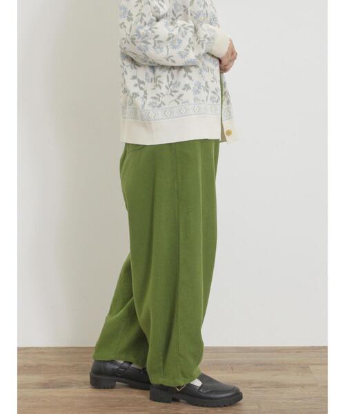 Samansa Mos2（サマンサ モスモス）の「【M/Lサイズ】ツイル裾ダーツパンツ（その他パンツ・レディース・キナリ/ブルー/カーキ/チャコールグレー・M/L）」の7枚目の写真