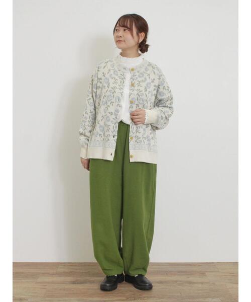 Samansa Mos2（サマンサ モスモス）の「【M/Lサイズ】ツイル裾ダーツパンツ（その他パンツ・レディース・キナリ/ブルー/カーキ/チャコールグレー・M/L）」の17枚目の写真