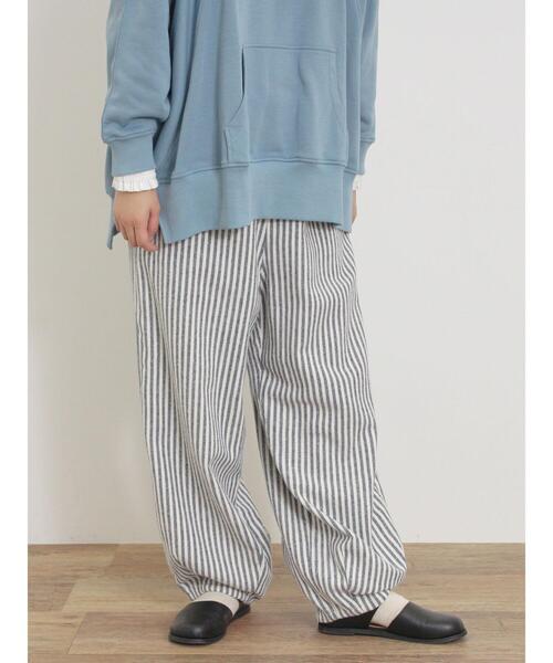 Samansa Mos2（サマンサ モスモス）の「【M/Lサイズ】ツイル裾ダーツパンツ（その他パンツ・レディース・キナリ/ブルー/カーキ/チャコールグレー・M/L）」の14枚目の写真