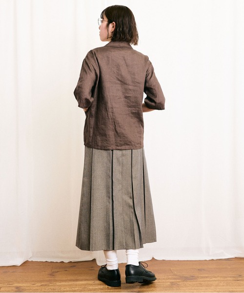 セール】DAILY LINEN shirt（シャツ/ブラウス）｜fig London