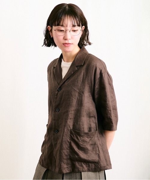 fig London（フィグロンドン）の「DAILY LINEN shirt（シャツ