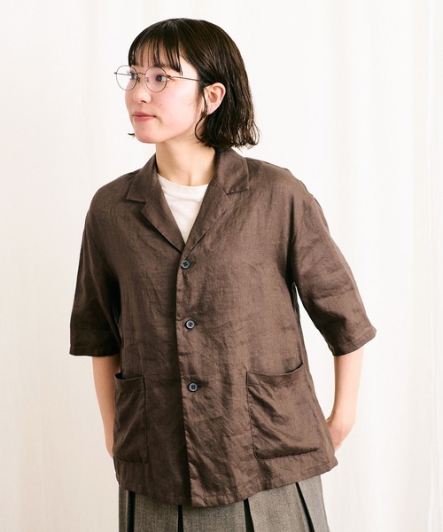 fig London（フィグロンドン）の「DAILY LINEN shirt（シャツ