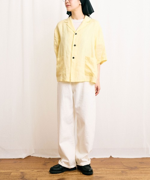セール】DAILY LINEN shirt（シャツ/ブラウス）｜fig London