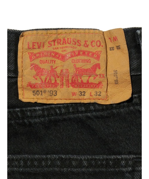 Levi's(リーバイス)の「Levi's/リーバイス 501(R) ジーンズ '93(デニムパンツ・メンズ・ブラック・W28 L32/W29 L32/W30 L32/W31 L32/W32 L32/W33 L32/W34 L32/W36 L32)」の10枚目の写真