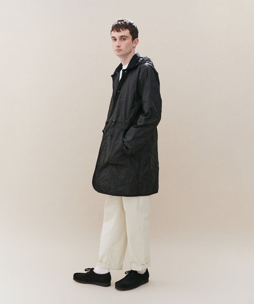 LAVENHAM（ラベンハム）の「Unwadded Gathered Waist Denston Mens / アンワディッド ギャザード ウエスト デンストン メンズ（その他アウター・メンズ・ダークブラック/ベージュ系その他・M/L/XS/S）」の5枚目の写真