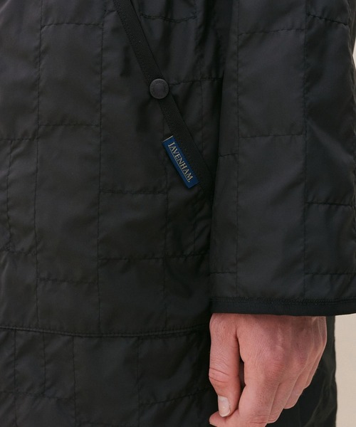 LAVENHAM（ラベンハム）の「Unwadded Gathered Waist Denston Mens / アンワディッド ギャザード ウエスト デンストン メンズ（その他アウター・メンズ・ダークブラック/ベージュ系その他・M/L/XS/S）」の11枚目の写真