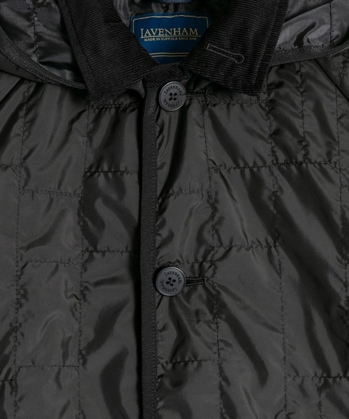 LAVENHAM（ラベンハム）の「Unwadded Gathered Waist Denston Mens / アンワディッド ギャザード ウエスト デンストン メンズ（その他アウター・メンズ・ダークブラック/ベージュ系その他・M/L/XS/S）」の15枚目の写真