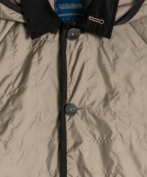 LAVENHAM（ラベンハム）の「Unwadded Gathered Waist Denston Mens / アンワディッド ギャザード ウエスト デンストン メンズ（その他アウター・メンズ・ダークブラック/ベージュ系その他・M/L/XS/S）」の22枚目の写真